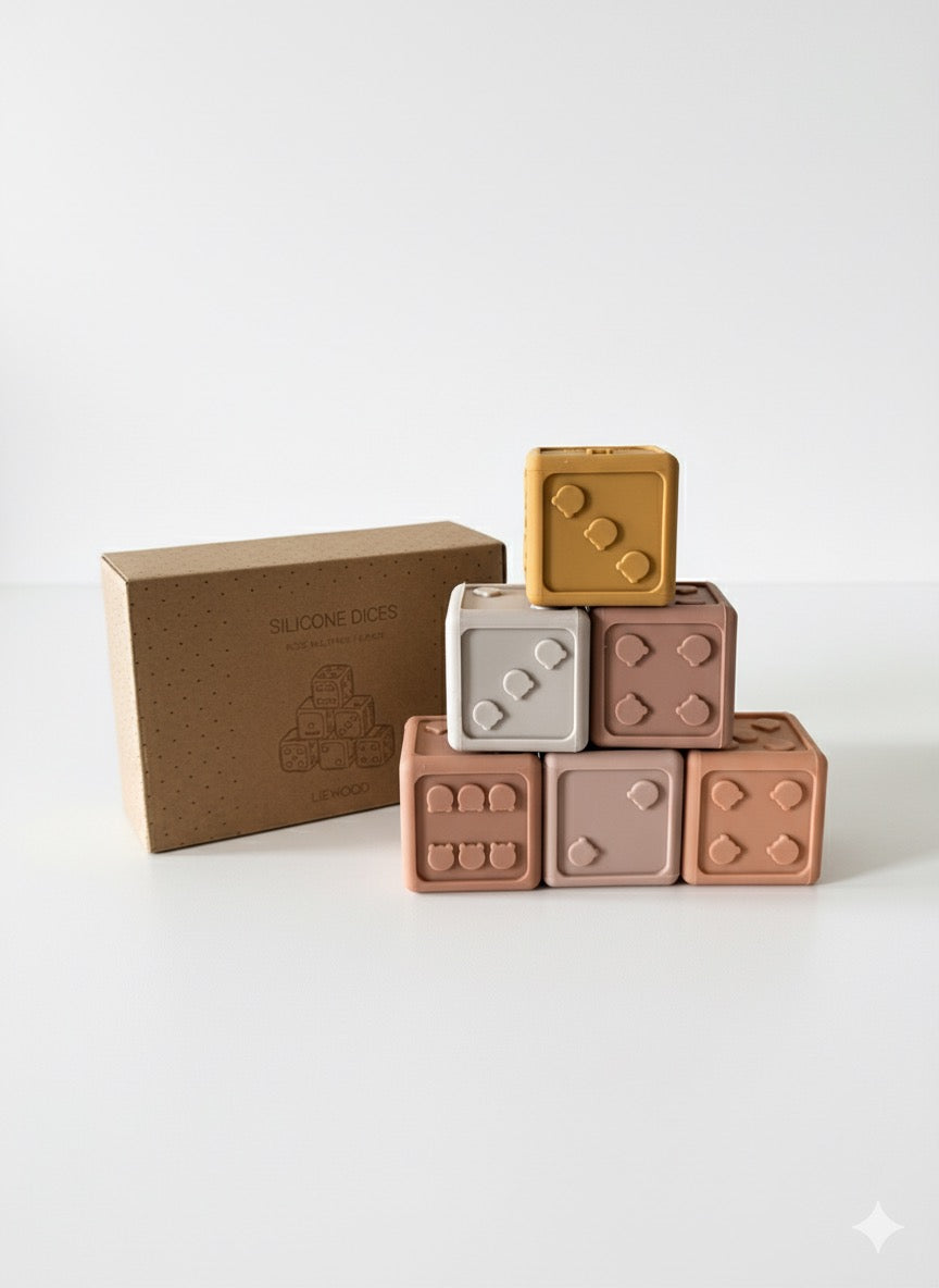 Liewood silikoninės žaidimų kaladėlės