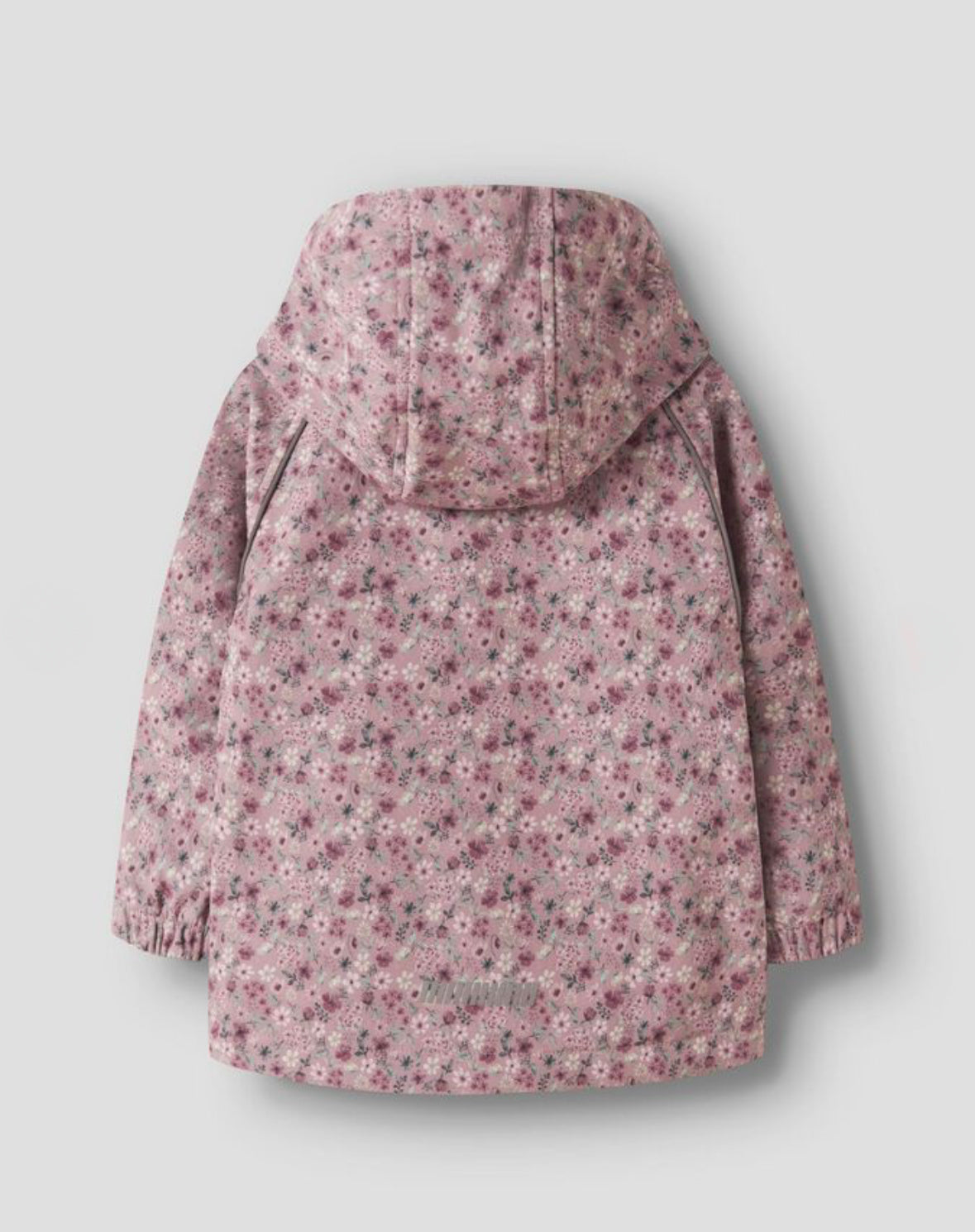 Name it softshell striukė - Dusty pink gėlytės