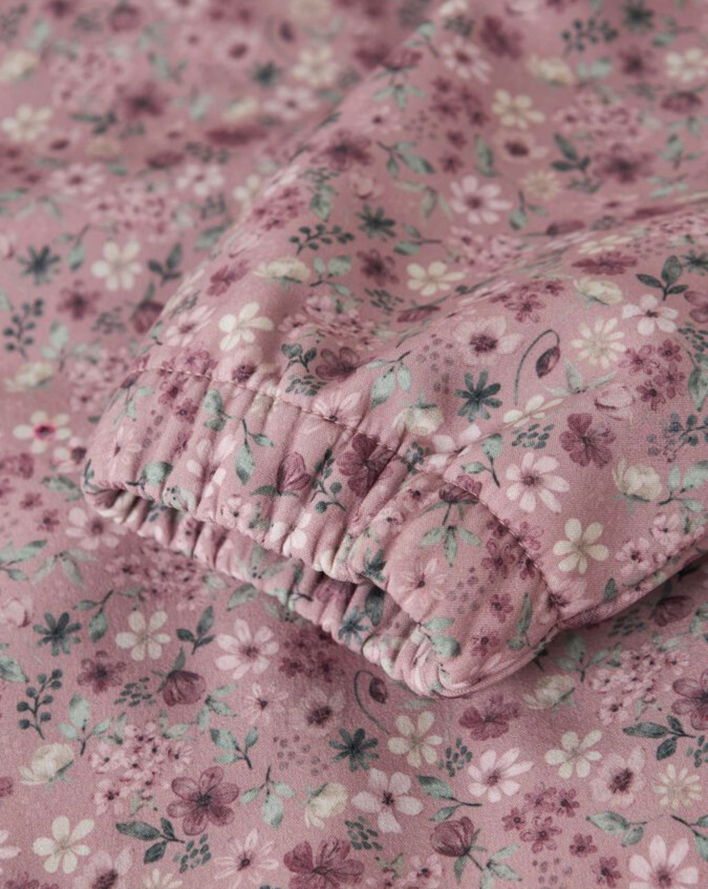 Name it softshell striukė - Dusty pink gėlytės