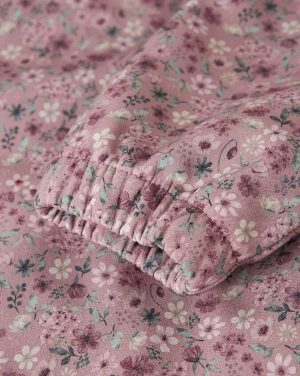 Name it softshell striukė - Dusty pink gėlytės